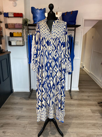 Oversize Maxi Dress - Royal Blue