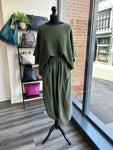 Needlecord Balloon Leg Trousers
