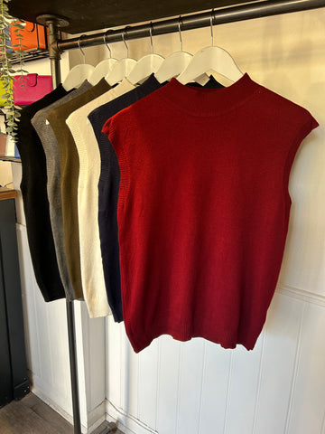 Petite Thin Knit Tank Top