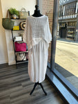 Sack Linen Barrel Leg Trousers