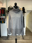 Metallic Thread Roll Neck Jumpers