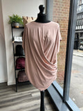 Draped Jersey Top