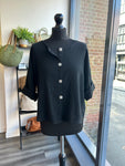 Sack Linen Button Down Top