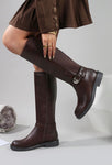 Knee High Boots - Chocolate