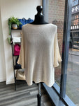 Fine Cotton Boxy Layering Knit