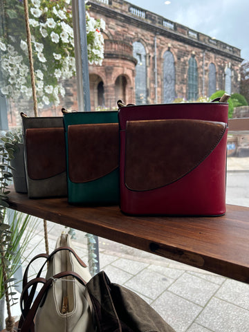 Mini Two Tone Crossbody Bag