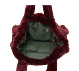 Extra Large Faux Fur Bag - Black