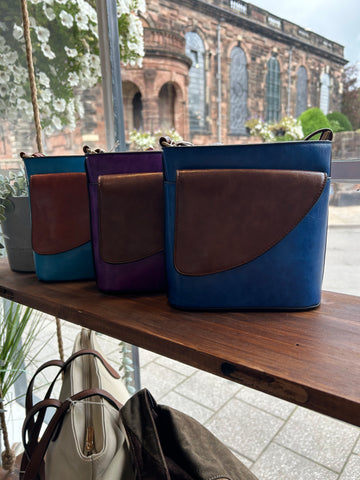 Mini Two Tone Crossbody Bag