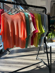 Boxy Cotton Fine Knit