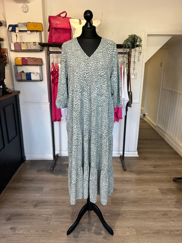 Maxi Smock Dress - Khaki