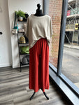 Wide Leg Needlecord Trousers