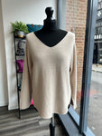 V Neck Thin Knit