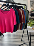 Short Fluffy Knit Jumpers