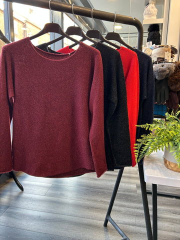 Sparkle Basic Knit Jumpers