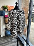 Oversize Boxy Textured Cheesecloth Top