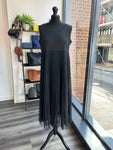 2in1 Knit Pleated Dress - Stone