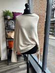 Asymmetric Batwing Knit