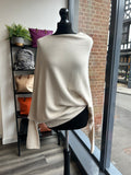 Asymmetric Batwing Knit