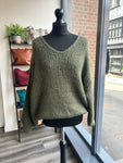 Slouchy V Neck Knit
