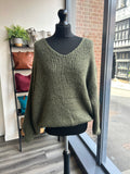 Slouchy V Neck Knit