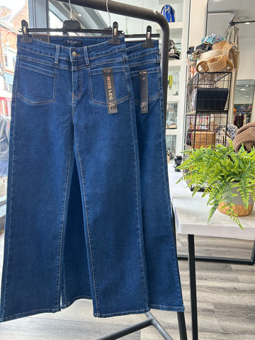 Wide Leg Pocket Jeans
