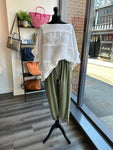 Tapered Linen Trousers