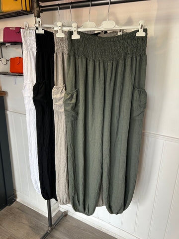 Pocket Balloon Leg Trousers