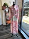 Botanical Maxi Dress - Pink
