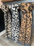 Chunky Animal Print Blanket Scarves