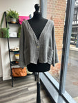 Short Boxy Sack Linen Jacket