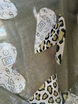 Animal Print Heart Scarves