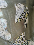 Animal Print Heart Scarves