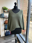 Supersoft Short Batwing Waffle Knit