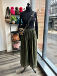 Needlecord Palazzo Trousers