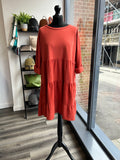 Sweatshirt Needlecord Dress