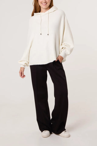 Supersoft Knit Hoodie - Warm White