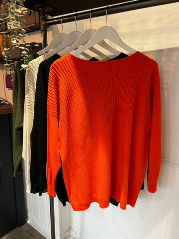 Ribbed Knit Jumper