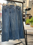 High Waist Stretch Wide Leg Jeans