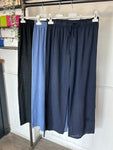 Straight Leg Cheesecloth Trousers