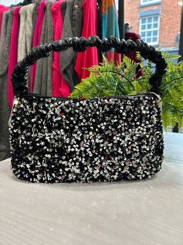 Sequin Bag - Silver