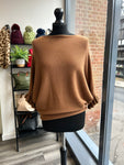 Batwing Frill Sleeve Knit Jumper