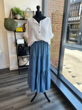 Chambray Denim Skirt