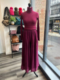 Needlecord Palazzo Trousers