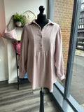 Oversize Cotton Smock Top