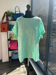 Linen Blend Star Top