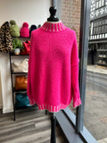 Oversize Longline Blanket Knit Jumper