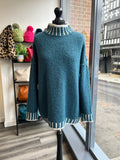 Oversize Longline Blanket Knit Jumper