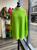Oversize Longline Blanket Knit Jumper