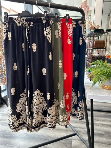 Wide Leg Trousers