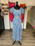 Floral Maxi Dress - Blue